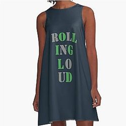 Rolling Loud Festival T-Shirt Cap A-Line Dress