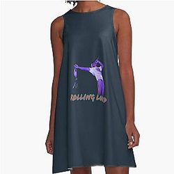 Rolling Loud Cap A-Line Dress