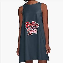Rolling Loud 2019 alternative logo A-Line Dress