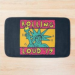 ROLLING LOUD ON FIRE NYC 2019 findyourthing Bath Mat