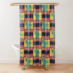 ROLLING LOUD ON FIRE NYC 2019 findyourthing Shower Curtain