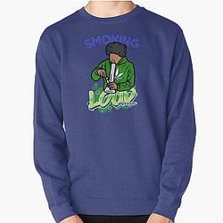 Rolling Loud Smoking Bong 420 Pullover Sweatshirt