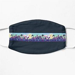 ROLLING LOUD ON FIRE NYC 2019 Cap Flat Mask