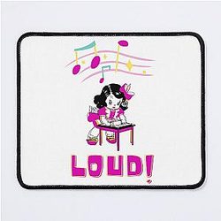 Rolling Loud Pink, Black, Yellow, Colorful Mouse Pad