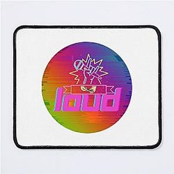 Rolling Loud Trippy Colorful Rapper Mic Multi-Color 420 Mouse Pad