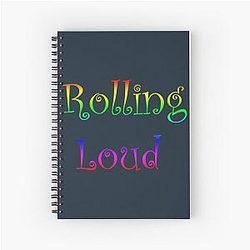 Rolling Loud Cap Spiral Notebook