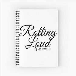 ROLLING LOUD LOS ANGELESCap Spiral Notebook