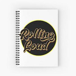 Rolling Loud FestivalCap Spiral Notebook