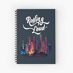 Rolling loud festival- music fest Classic Spiral Notebook
