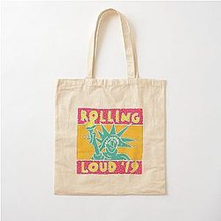 ROLLING LOUD ON FIRE NYC 2019 findyourthing Cotton Tote Bag