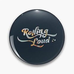 rolling loud multi color Cap Pin