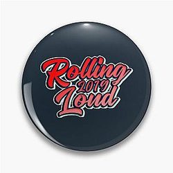 Rolling Loud 2019 alternative logo Pin