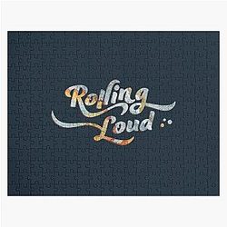 rolling loud multi color Cap Jigsaw Puzzle