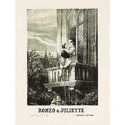 Wee Blue Coo Theatre Stage Play for Home Shakespeare Romeo and Juliet French Wall Art Print Poster Decor