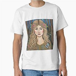 Rosamund Pike in the woods Classic T-Shirt