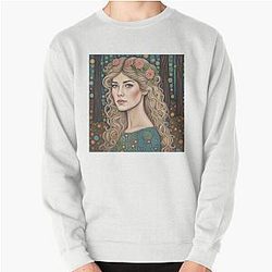 Rosamund Pike in the woods Pullover Sweatshirt