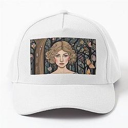 Rosamund Pike as a fairy in the woods Baseball Cap