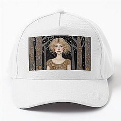 Rosamund Pike in the woods Baseball Cap
