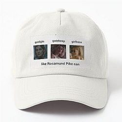 Rosamund Pike Gatekeep Girlboss Dad Hat
