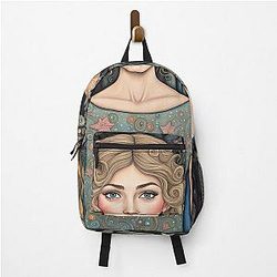 Rosamund Pike in the woods Backpack