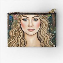 Rosamund Pike in the Woods Zipper Pouch