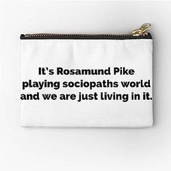 Rosamund Pike Zipper Pouch
