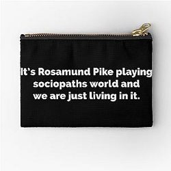 Rosamund Pike Zipper Pouch