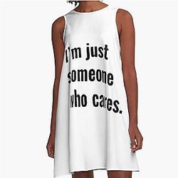 I'm Just Someone Who Cares - Rosamund Pike A-Line Dress