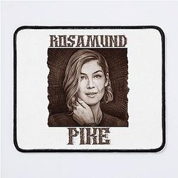 Rosamund Pike graphic design and illustration by ironpalette Mouse Pad