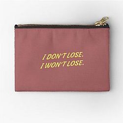 I Care A Lot I Don't Lose I Won't Lose Rosamund Pike Zipper Pouch