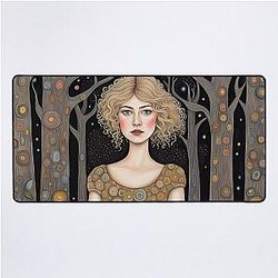 Rosamund Pike in the Woods Desk Mat