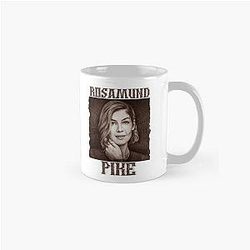 Rosamund Pike Graphic Design and Illustration by ironpalette Classic Mug