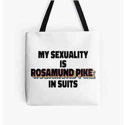 My Sexuality Is Rosamund Pike In Suits Tote Bag