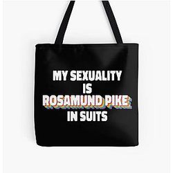 My Sexuality Is Rosamund Pike in Suits Tote Bag