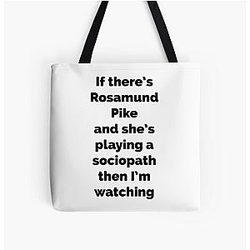 Rosamund Pike Tote Bag