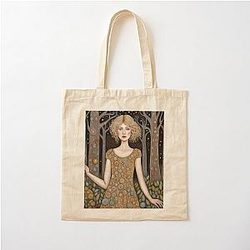 Rosamund Pike as a fairy in the woods Cotton Bag