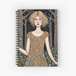 Rosamund Pike as a fairy in the woods Notebook