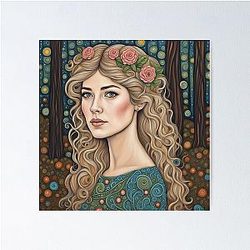 Rosamund Pike in the woods Poster
