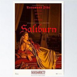 Saltburn film Rosamund Pike Poster