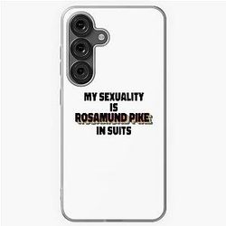 My Sexuality Is Rosamund Pike In Suits Samsung Galaxy Soft Cover Case