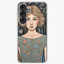 Rosamund Pike as a fairy in the woods soft case for Samsung Galaxy