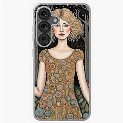 Rosamund Pike in the woods Samsung Galaxy Soft Case