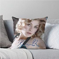 Rosamund Pike Autograph Pillow