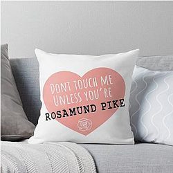 Rosamund Pike - The Wheel of Time Throw Pillow