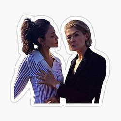 Rosamund Pike Eiza Gonzalez I Care Alot Sticker