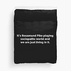 Rosamund Pike Duvet Cover