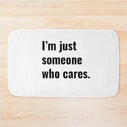 I'm just someone who cares - Rosamund Pike Bath Mat