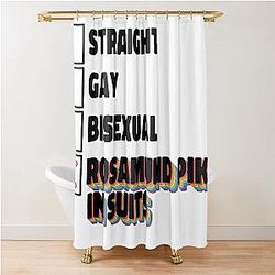 Rosamund Pike In Shower Curtain