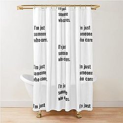 I'm Just Someone Who Cares - Rosamund Pike Shower Curtain