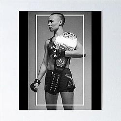 Vintage Rose Namajunas Poster